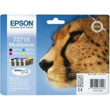 Epson Druckerpatronen Multipack T0715 / C13T07154012 (BK, C, M, Y)