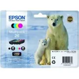 Epson 26XL Original Druckerpatronen Multipack Cyan, Magenta, Gelb Schwarz T2636