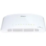 D-Link DGS-1008D 8-Port Desktop Gigabit Switch Green Ethernet