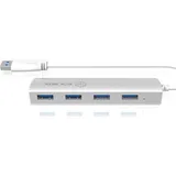 RaidSonic Icy Box IB-AC6401 4-Port USB 3.0 Hub silber