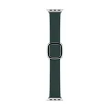 Apple Watch 40mm Modernes Lederarmband Waldgrün medium