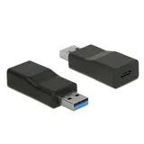 DeLOCK USB 3.1 Adapter USB-A zu USB-C Gen2 aktiv St./Bu. 65696 schwarz