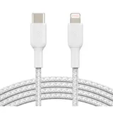 Belkin Lightning/USB-C Kabel ummantelt mfi zertifiziert 1m Weiß