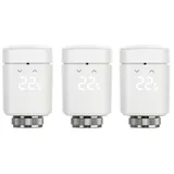 Eve Thermo - smartes Heizkörperthermostat Apple HomeKit Thread, 3er Pack