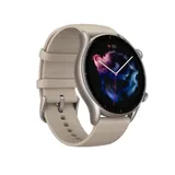 Amazfit GTR 3 Smartwatch Aluminium-Gehäuse, Moonlight Grey, Amoled-Display 