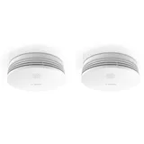 Bosch Smart Home smarter Rauchwarnmelder II • Rauchmelder/Alarmsirene • 2er Pack