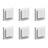 Senic Friends of Hue Switch matt weiß batterieloses 6-fach Schalterset