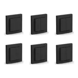 Senic Friends of Hue Switch matt schw. batterieloses 6-fach Schalterset