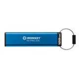 Kingston 128 GB IronKey Keypad 200 Verschlüsselter USB-Stick Metall USB 3.2 Gen1