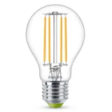 Philips Classic LED Lampe mit 40W, E27 Sockel, Klar, White (3000K)