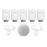 Eve Starter Set Heizen, 5x Thermostat, 2 x Fensterkontakt & HomePod mini