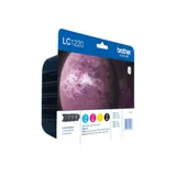 Brother LC1220 Druckerpatrone Multipack (schwarz, gelb, cyan, magenta)