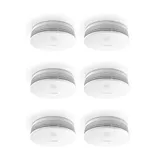 Bosch Smart Home smarter Rauchwarnmelder II • Rauchmelder/Alarmsirene • 6er Pack