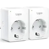 TP-Link Tapo P100(2-pack) Smarte WLAN-Steckdose (2er Pack)