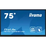 iiyama ProLite TE7512MIS-B1AG 189,3cm (75") 4K UHD Touch Monitor HDMI/VGA/USB-C