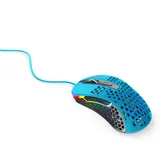 Cherry XTRFY M4 RGB kabelgebundene Gaming Maus USB Miami Blue 