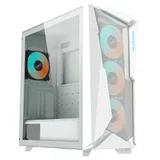 GIGABYTE GB-C301GW Type C Midi Tower Gaming Gehäuse mit Sichtfenster white