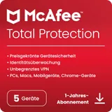 McAfee Total Protection | 5 Geräte | Download & Produktschlüssel