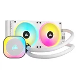 Corsair ICUE LINK H100i RGB Wasserkühlung 240 mm Intel und AMD CPU weiß