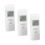 dnt Zusatz-Thermo-/Hygrosensor für RoomLogg PRO & WeatherScreen PRO, 3er Pack