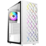 AZZA Spectra White ATX Gaming Tower, RGB Beleuchtung, Glasfenster