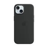 Apple Original iPhone 15 Silicone Case mit MagSafe - Schwarz