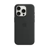 Apple Original iPhone 15 Pro Silicone Case mit MagSafe - Schwarz