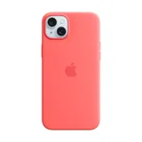 Apple Original iPhone 15 Plus Silicone Case mit MagSafe - Guave