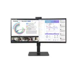 LG 34BQ77QC-B 86.7cm (34") UWQHD 21:9 IPS curved Monitor HDMI/DP/USB-C, Webcam