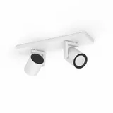 Philips Hue White & Color Ambiance Argenta Deckenleuchte weiß • 2er-Spot
