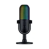 RAZER Seiren V3 Chroma Schwarz - RGB USB Mikrofon mit Tap-to-Mute-Funktion