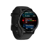 Garmin Venu® 3 Schwarz/Schiefergrau mit Schnellwechsel-Silikon-Armband