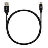 OUR PURE PLANET Ladekabel USB-A zu Mikro USB 1,2m Schwarz