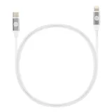 OUR PURE PLANET Ladekabel USB-C zu Lightning 1,2m Silber