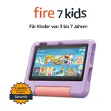 Amazon Fire 7 Kids Kinder Tablet (2022) WiFi 16 GB violette Hülle • ohne Werbung