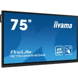 iiyama ProLite TE7512MIS-B3AG 189,2cm (74,5") 4K Touch Monitor HDMI/VGA/USB-C