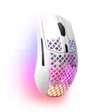 SteelSeries Aerox 3 Kabellose Snow Onyx Gaming Maus mit AquaBarrier™