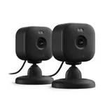 Blink Mini 2 - 2x smarte Plug-in-Sicherheitskameras mit HD-Nachtsicht, schwarz
