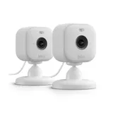Blink Mini 2 - 2x smarte Plug-in-Sicherheitskameras mit HD-Nachtsicht, weiß