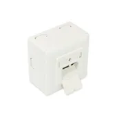 Good Connections Netzwerkdose CAT6A universal mit Aufputzgehäuse perlweiß