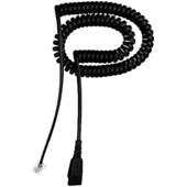 Jabra Anschlußkabel QD auf RJ10, spiral, 0,5 - 2 Meter, Regel-Belegung