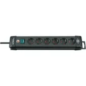 Brennenstuhl Premium-Line Steckdosenleiste 6-fach 3m schwarz 