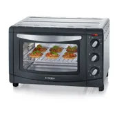 Severin TO2060 Back- und Toastofen schwarz / silber