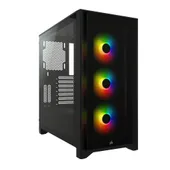 Corsair iCUE 4000X RGB Midi Tower Tempered Glass schwarz