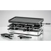 Rommelsbacher RC 1400 Raclette 1200W, 8 Pfännchen, 37x23cm Wendegrillplatte