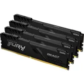 128GB (4x32GB) KINGSTON FURY Beast DDR4-3200 CL16 RAM Gaming Arbeitsspeicher Kit RAM