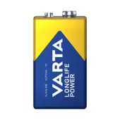 VARTA Batterie Alkaline, E-Block, 6LR61, 9V Longlife Power, Retail Blister (1er-Pack)