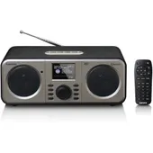 Lenco DAR-030BK Digitalradio mit DAB+, Bluetooth, Schwarz