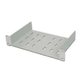 Fachboden für 10" Netzwerkschrank 1HE grau