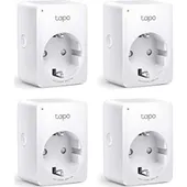 TP-Link Tapo P100(4-pack) Smarte WLAN-Steckdose (4er Pack) 